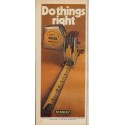 1971 Stanley Ad "Do things right"