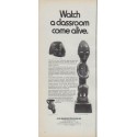 1971 Alva Museum Replicas Ad "Watch a classroom come alive"