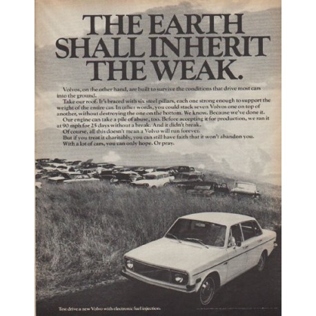 1971 Volvo Ad "The Weak"