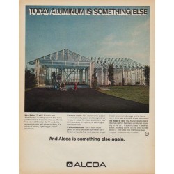 1971 Alcoa Ad "Today, Aluminum Is Something Else"