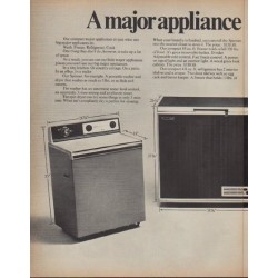 1971 Montgomery Ward Ad "A major appliance"