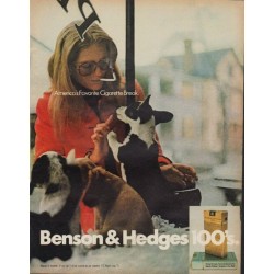 1971 Benson & Hedges Cigarettes Ad "Cigarette Break"