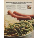 1971 Birds Eye Ad "less expensive meals"