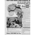 1937 Pillsbury Cake Flour Ad "Running Wild"