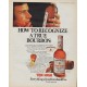 1971 Ten High Bourbon Ad "A True Bourbon"