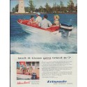 1957 Evinrude Ad "isn't it time you tried it?"