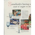1957 Owens-Illinois Ad "Somebody's having a Party"