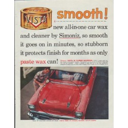 1957 Simoniz Ad "smooth!"