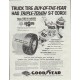 1957 Goodyear Tires Ad "Triple-Tough"