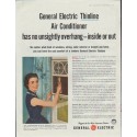 1957 General Electric Ad "Thinline Air Conditioner"