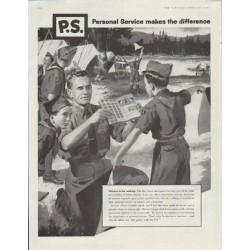 1957 Aetna Casualty Ad "Personal Service makes the difference"