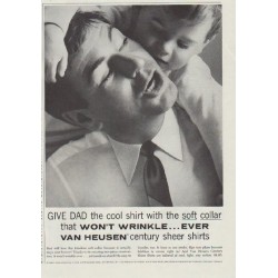 1957 Van Heusen Ad "Give Dad the cool shirt"