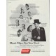 1957 America Fore Ad "Best Man For You Too!"