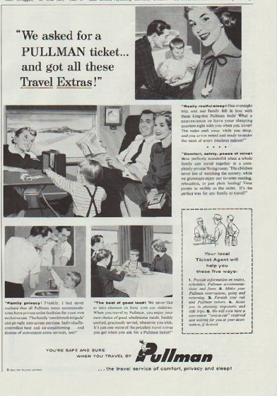 1957 Pullman Vintage Ad 