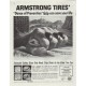 1957 Armstrong Tires Ad "Ounce of Prevention"