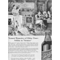 1937 Schlitz Beer Ad "Pleasant Memories of Olden Times"