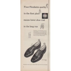 1952 Florsheim Ad "Finer Florsheim Quality"