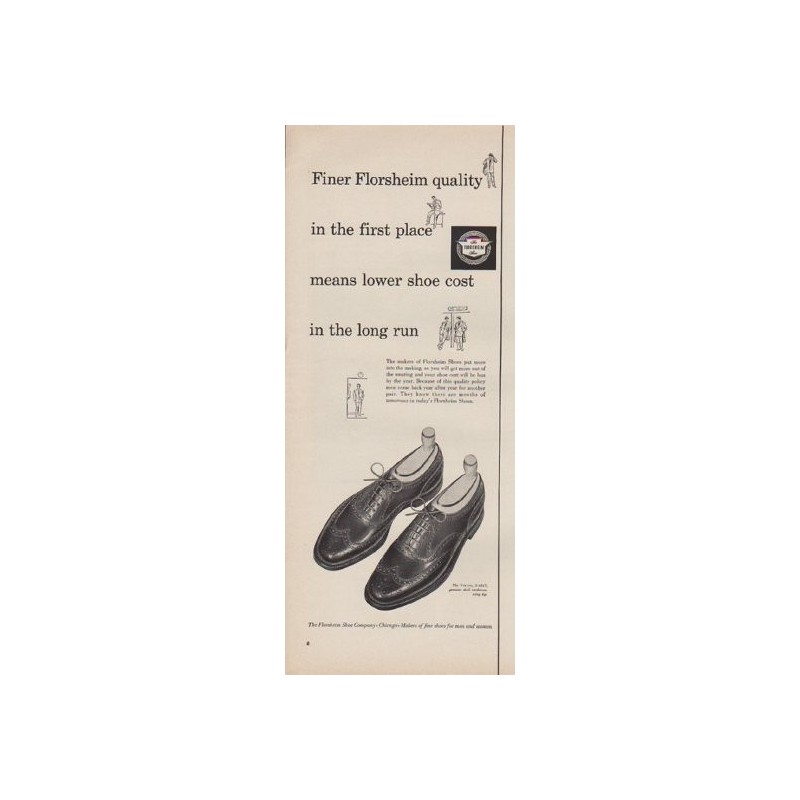 1952 Florsheim Vintage Ad 