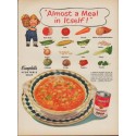 1952 Campbell's Soup Ad "Almost a Meal"