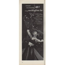 1952 Maidenform Ad "I dreamed I was bewitching"