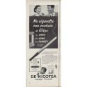 1952 Denicotea Ad "No cigarette"