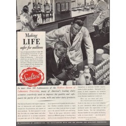 1937 Sealtest System Ad "Safer For Millions"