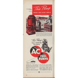 1952 AC Fuel Pumps Ad "This Pump"