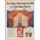 1952 Swans Down Ad "Angel Food Mix"