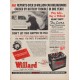 1952 Willard Batteries Ad "Over 10 Million Car Breakdowns"