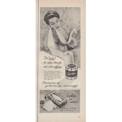 1952 Scotties Ad "for extra strength"