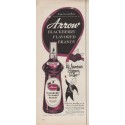 1952 Arrow Brandy Ad "America prefers"