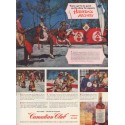 1952 Canadian Club Ad "Horseback Archery"