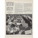 1951 New York Life Insurance Company Ad "Narrow Margin"