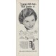 1951 Halo Shampoo Ad "Soaping dulls hair"