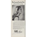 1951 Conti Shampoo Ad "Secret of Lovelier Hair"