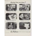 1951 Pullman Train Cars Ad "Anybody here you know?"