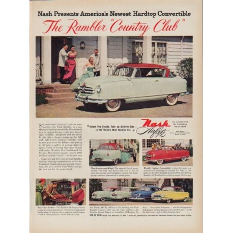 1951 Nash Ad "Country Club"