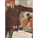 1937 Timely Clothes Ad "Young Man, Relax"