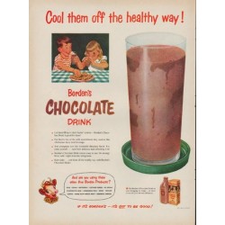 1951 Borden's Ad "Cool them off"