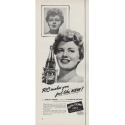 1951 Royal Crown Cola Ad "makes you feel"