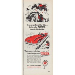 1951 Texaco Ad "it's time for MARFAK"
