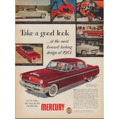 1953 Mercury Ad "Monterey -- Model Year 1953"