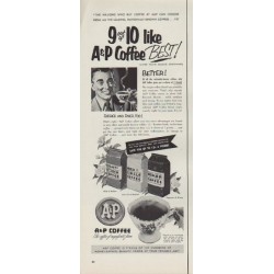 1953 A&P Ad "A&P Coffee"