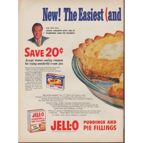 1953 Pillsbury Ad "The Easiest (and creamiest)"