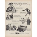 1953 Royal Typewriter Ad "Marge and Stu"