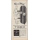 1953 Timex Ad "Keeps on Ticking!"