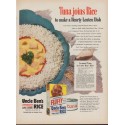 1953 Uncle Ben's Rice Ad "Tuna joins Rice"