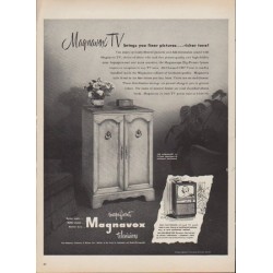 1953 Magnavox Ad "finer pictures"