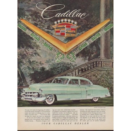 1953 Cadillac Ad "Model Year 1953"