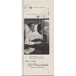 1953 The Pullman Company Ad "For the short hop"